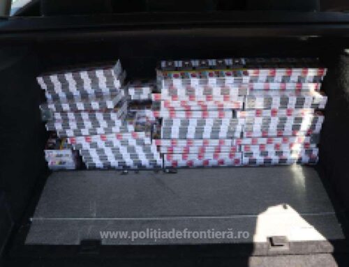 Zeci de mii de țigarete fără documente legale descoperite de polițistii de frontieră la frontiera cu Bulgaria
