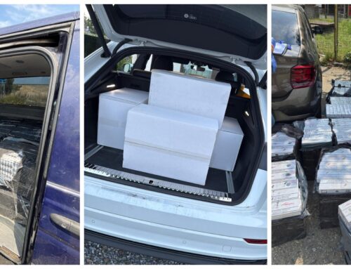 Bărbat arestat preventiv pentru 30 de zile, după ce polițiștii l-au oprit în trafic. Aproape 15.000 de pachete de țigări de contrabandă și două mașini confiscate