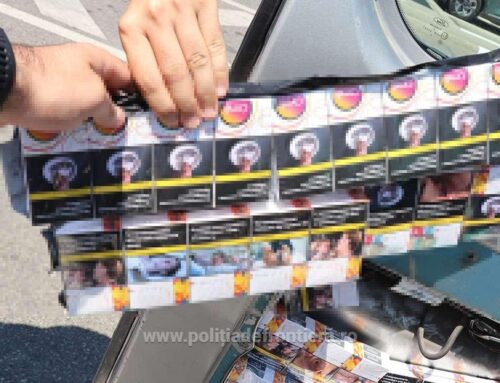 Peste 37.800 de țigarete nedeclarate, depistate de către polițiștii de frontieră din cadrul Inspectoratului Teritorial al Poliției de Frontieră Giurgiu