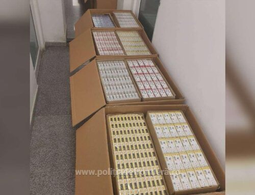 Aproximativ 20.000 de pachete cu țigări, în valoare de 585.000 de lei, descoperite de polițiștii de frontieră constănțeni