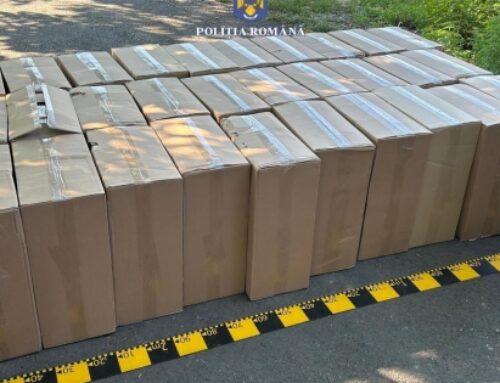 Aproximativ 900.000 de țigarete netimbrate, în valoare de aproape 900.000 de lei, descoperite de polițiști