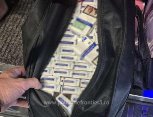 1.230 pachete cu țigări disimulate în bagajele personale ale unei femei, descoperite la PTF Siret
