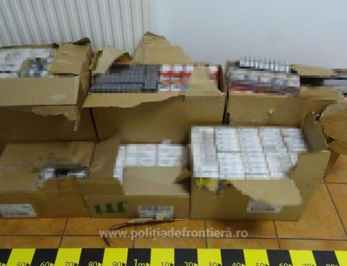 Captură semnificativă făcută de polițiștii de frontieră doljeni: aproximativ 40.000 de țigarete și 9,6 kilograme de tutun, depistate într-un autocamion condus de către un cetățean bulgar