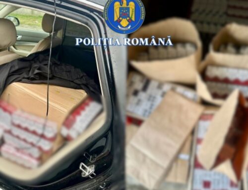 Bărbat depistat de polițiști în timp ce transporta aproximativ 15.000 de pachete cu țigarete de contrabandă