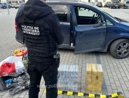 16.000 de țigarete descoperite într-un autoturism oprit în trafic de către poliţiştii de frontieră