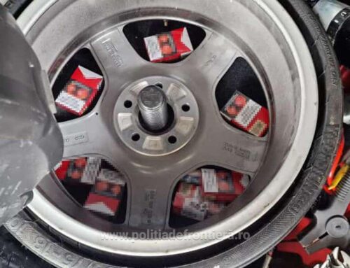 Contrabandiști ingenioși: țigări ascunse sub bucăți de brânză și în roata de rezervă