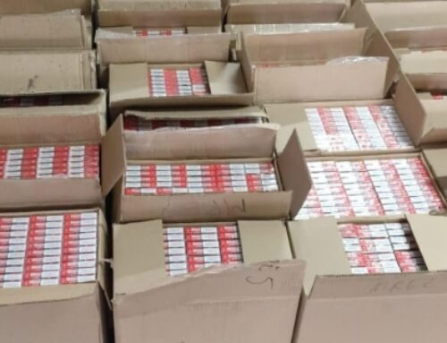 430.000 de țigarete, descoperite de polițiști