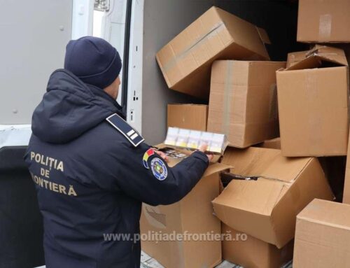 Șofer arestat preventiv după ce polițiștii de frontieră au descoperit 430.000 de țigarete într-un microbuz la Calafat