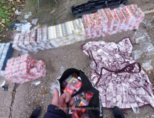 Mii de produse contrafăcute, țigarete și articole pirotehnice, descoperite de către polițiștii de frontieră din cadrul ITPF Giurgiu