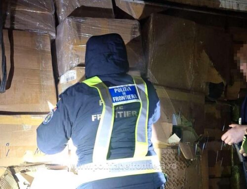 Captură record la frontieră: Polițiștii confiscă bunuri contrafăcute de 7 milioane lei și mii de țigarete. Șoferul a fost arestat preventiv pentru 30 de zile