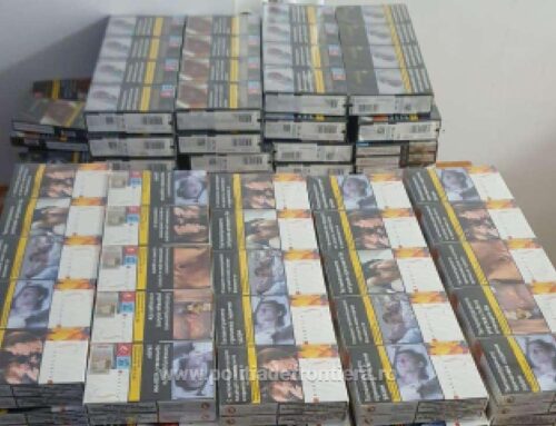 Acțiune a polițiștilor de frontieră din cadrul ITPF Giurgiu: țigarete și produse contrafăcute confiscate