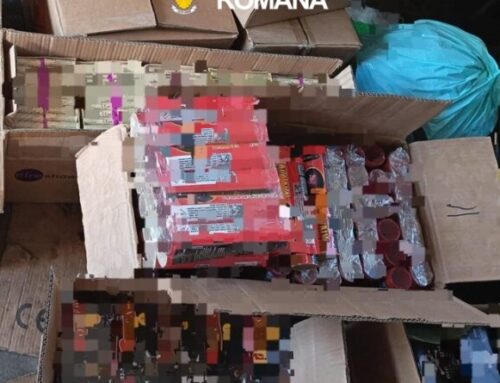Hunedoara: Percheziţii într-un dosar de contrabandă şi spălare de bani. Ţigări de contrabandă şi articole pirotehnice din Serbia şi Republica Moldova, vândute pe piaţa neagră
