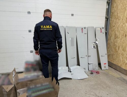 Captură la Vama Racovăț: peste 1.400 de flacoane cu lichid pentru vapat, ascunse printre bagaje