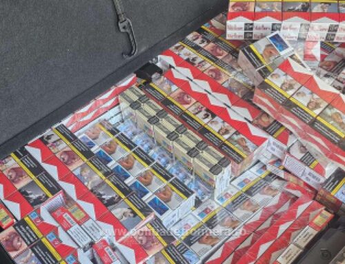 Captură de peste 416.000 de lei la Giurgiu – țigarete și produse contrafăcute, descoperite de polițiștii de frontieră