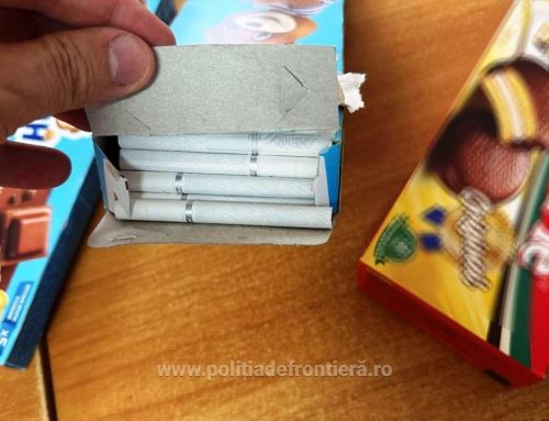 Cafea și dulciuri aromatizate cu țigări, descoperite la PTF Oancea