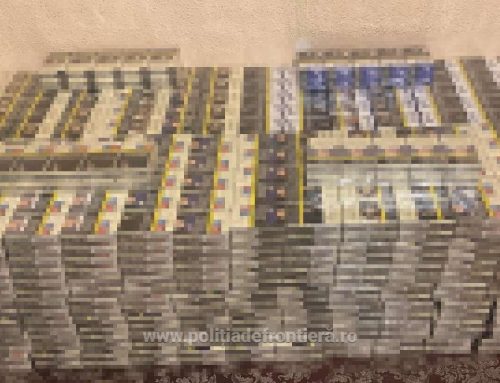 Țigări de contrabandă confiscate la Sectorul Poliției de Frontieră Orșova